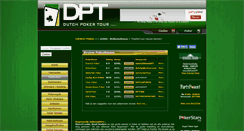 Desktop Screenshot of dutchpokertour.com